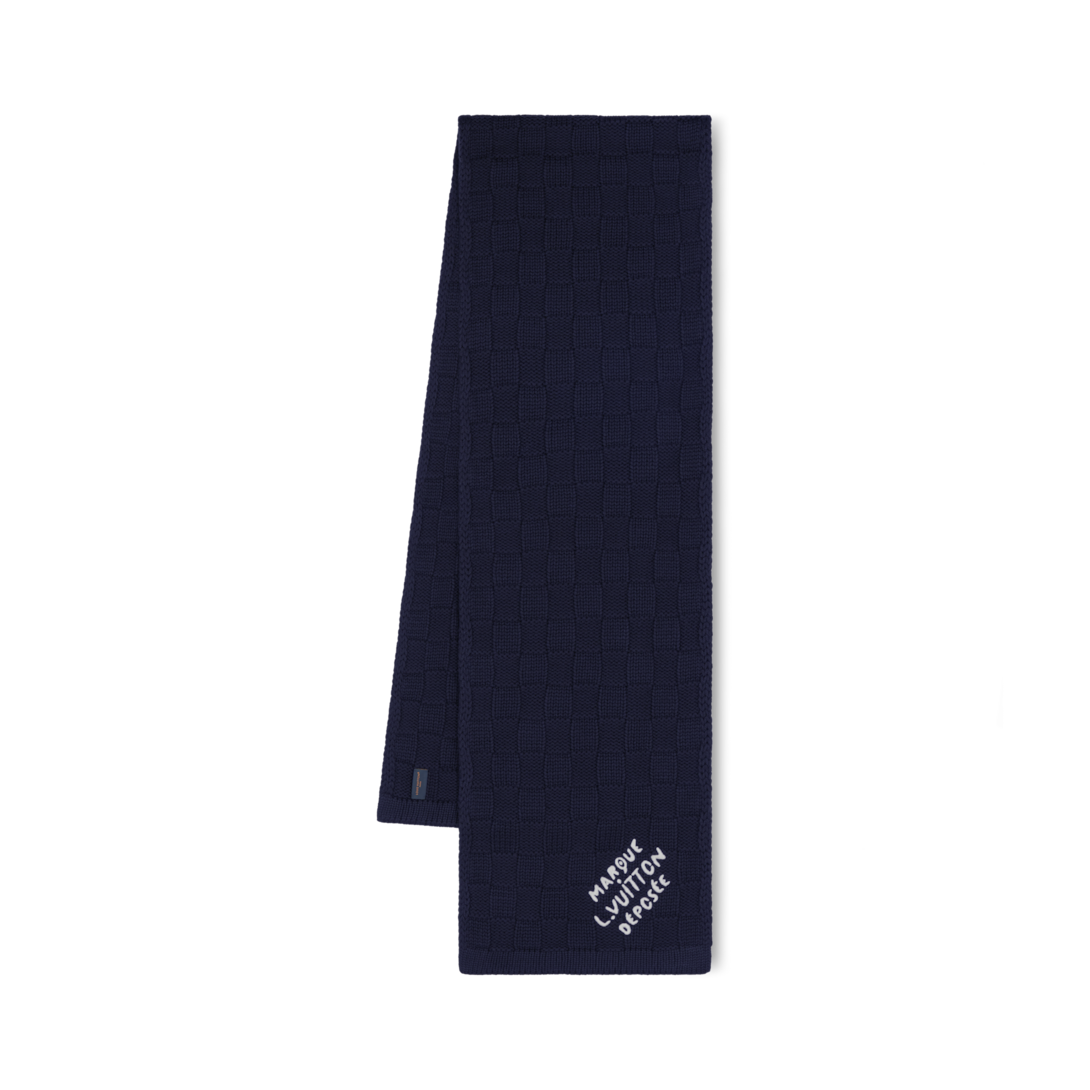 新品 ルイヴィトン ネクタイ SILK MONOGRAM DAMIER NAVY Monogram Damier Tie S00 - Accessories | LOUIS VUITTON